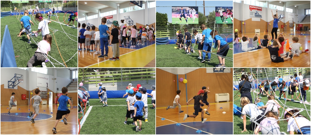 «Ημέρα Αθλητισμού» στο Νηπιαγωγείο, το English Garden και τον Παιδικό Σταθμό των Εκπαιδευτηρίων σημαίνει αυλές γεμάτες παιδικές φωνές και χαμόγελα