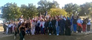 Οι μαθητές και ο μαθήτριες της Α΄ Γυμνασίου σε περιβαλλοντική εκδρομή στο Λευκοχώρι στις 18 Οκτωβρίου 2022