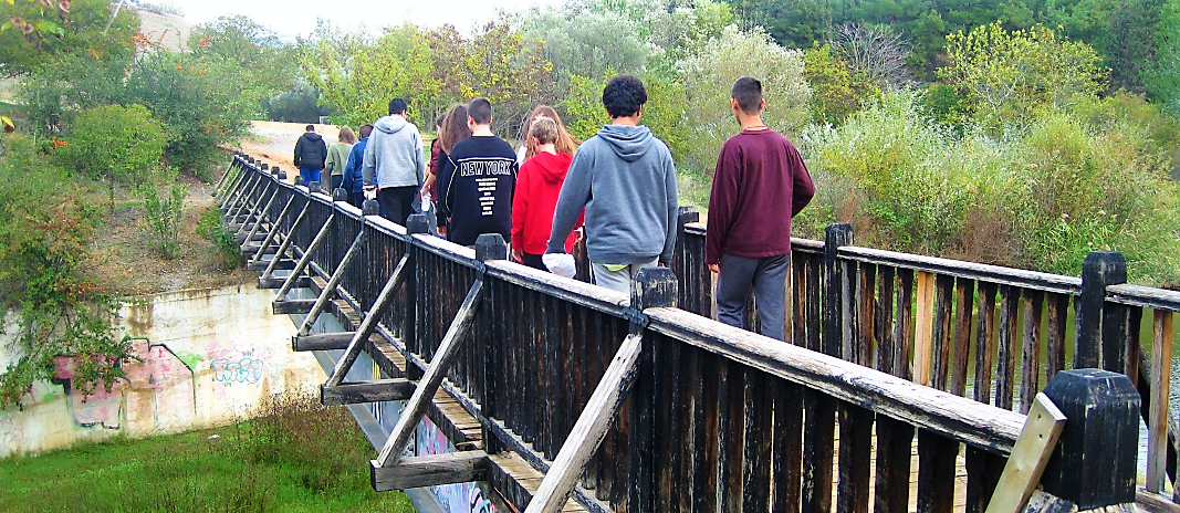 Environmental Team on autumn excursion to the Dam of Thermi